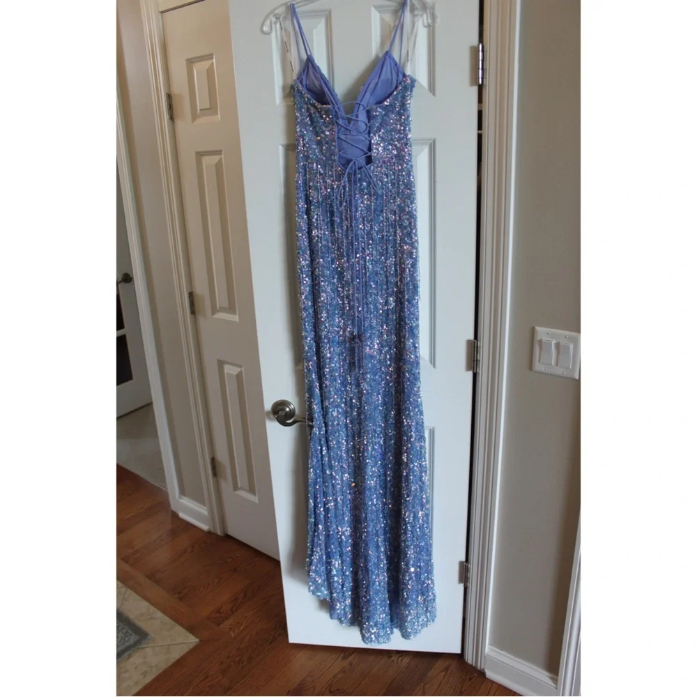 Sherri Hill 55041 Periwinkle, Size 4 - Picture 2 of 10